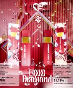 LYCHEE JELLY LIQUID DIAMOND & CRANBERRY SORBET LIQUID DIAMOND