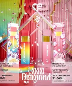 RAINBOW ZKITTLEZ LIQUID DIAMOND & ROSA PASTEL LIQUID DIAMOND