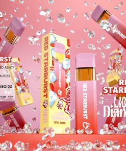 RED STARBURST LIQUID DIAMOND
