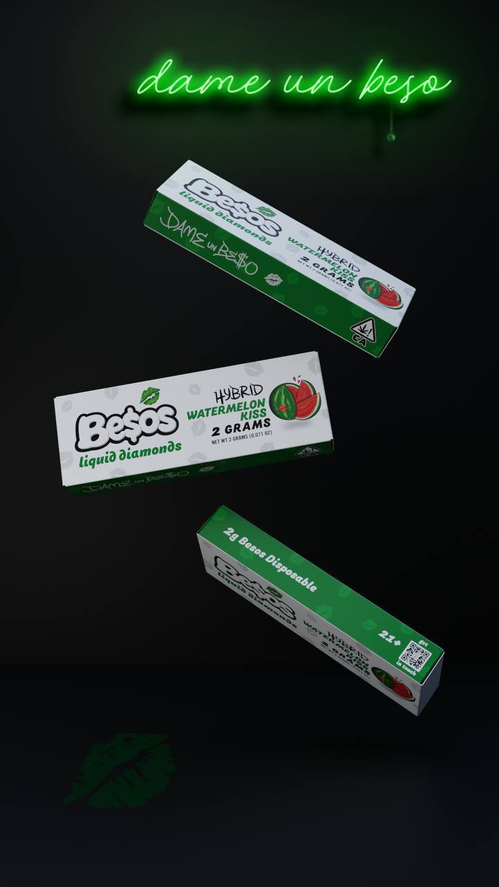 Besos Watermelon kiss 2g disposable